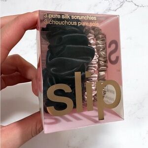 SLIP Pure Silk Assorted Scrunchie Trio